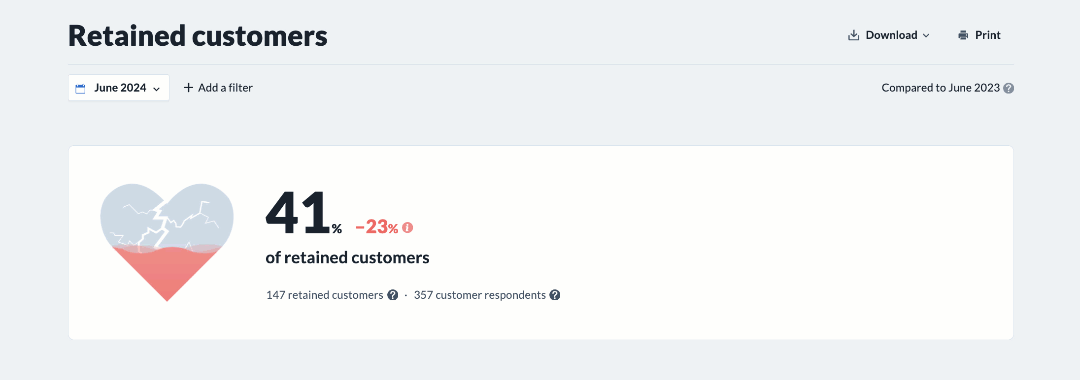 retained customers filter period EN